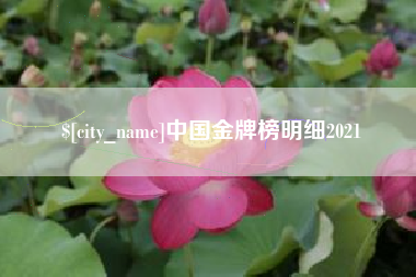 长春中国金牌榜明细2021
