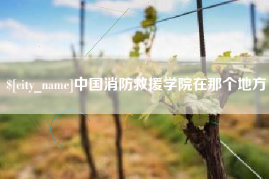 长春中国消防救援学院在那个地方