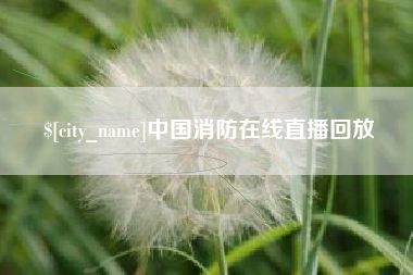 长春中国消防在线直播回放