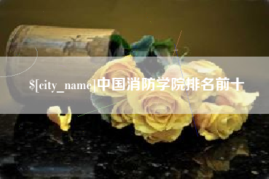 长春中国消防学院排名前十