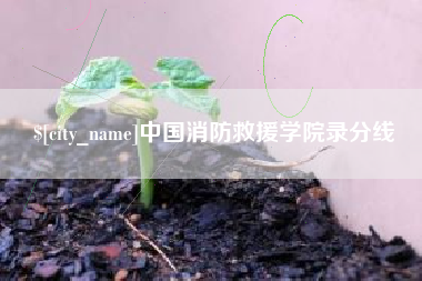 长春中国消防救援学院录分线