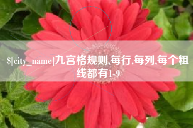 长春九宫格规则,每行,每列,每个粗线都有1-9