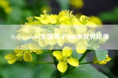 长春全国男子5000米世界纪录