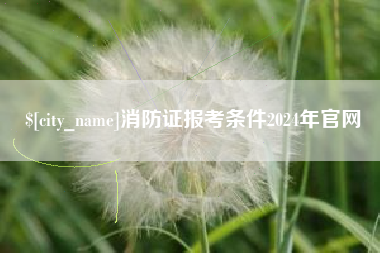 长春消防证报考条件2024年官网