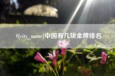 长春中国有几块金牌排名