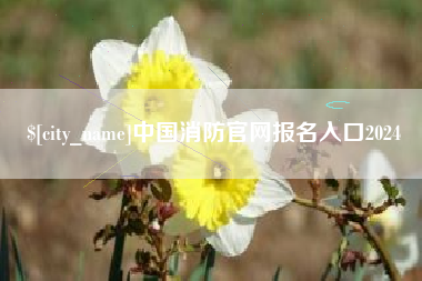 长春中国消防官网报名入口2024