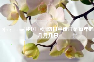 长春我国119消防日宣传日是每年的几月几日