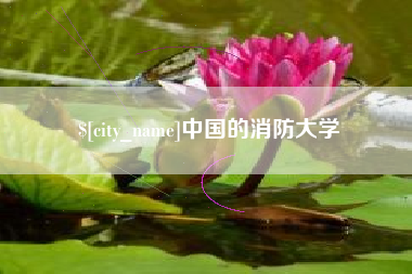 长春中国的消防大学