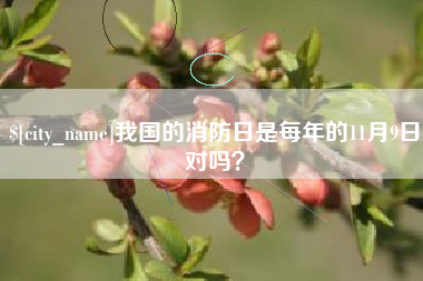 长春我国的消防日是每年的11月9日对吗？
