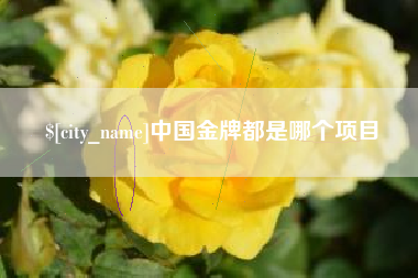 长春中国金牌都是哪个项目