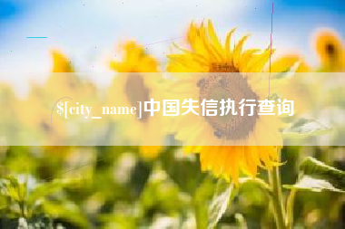 长春中国失信执行查询