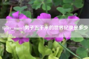 长春男子五千米的世界纪录是多少