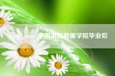 长春中国消防救援学院毕业后