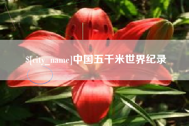 长春中国五千米世界纪录