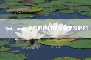 长春全国消防日是从哪年发起的