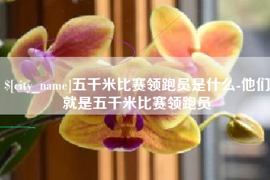 长春五千米比赛领跑员是什么-他们就是五千米比赛领跑员
