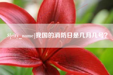 长春我国的消防日是几月几号？