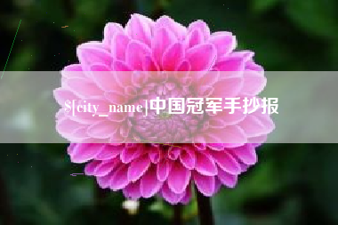 长春中国冠军手抄报