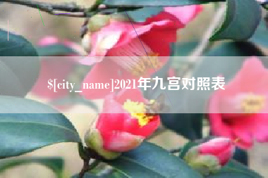 长春2021年九宫对照表