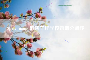 长春消防工程学校录取分数线