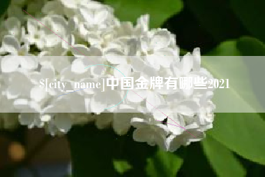 长春中国金牌有哪些2021